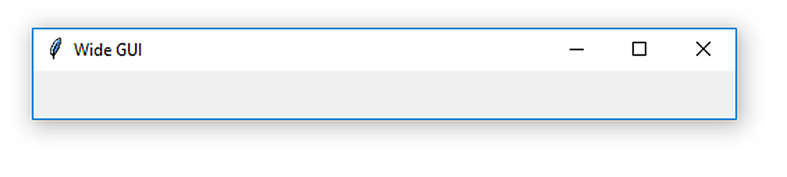 A *tcltk* GUI whose initial width was specified using `tkcanvas()`.